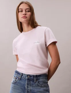 2-pack katoenen monogram T-shirts