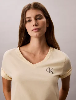 2-pack katoenen T-shirts met V-hals
