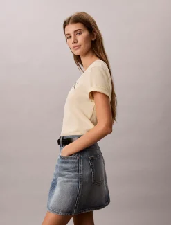 2-pack katoenen T-shirts met V-hals