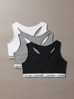 3-pack meisjesbralettes - Icon Cotton Stretch
