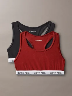 2-pack meisjesbralettes - Icon Cotton Stretch