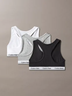 3-pack meisjesbralettes - Icon Cotton Stretch