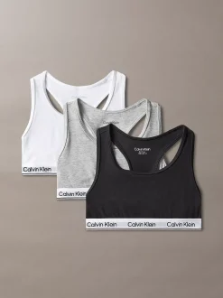 3-pack meisjesbralettes - Icon Cotton Stretch