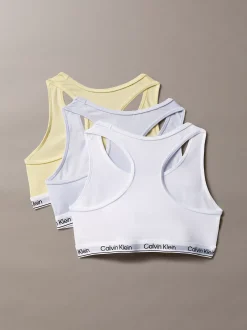 3-pack meisjesbralettes - Icon Cotton Stretch