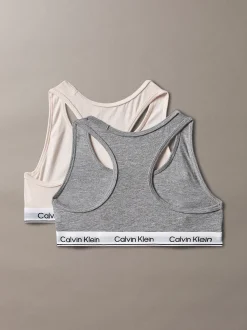 2-pack meisjesbralettes - Icon Cotton Stretch