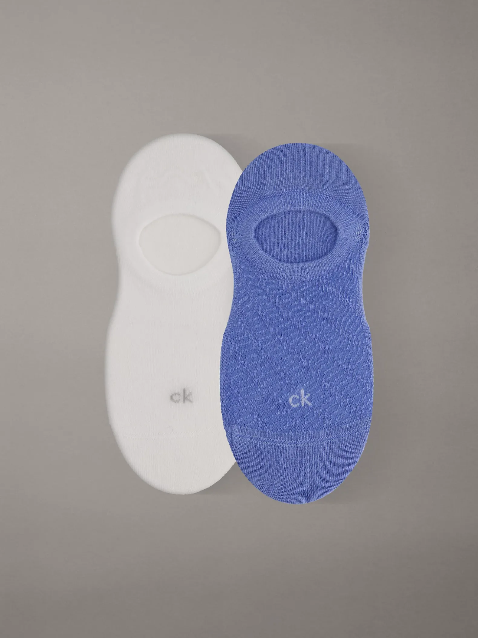 2-pack onzichtbare sokken met zachte textuur