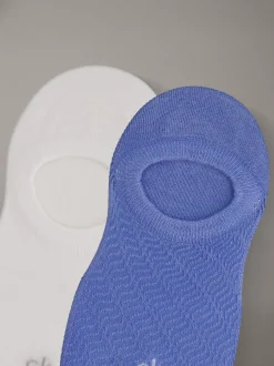 2-pack onzichtbare sokken met zachte textuur