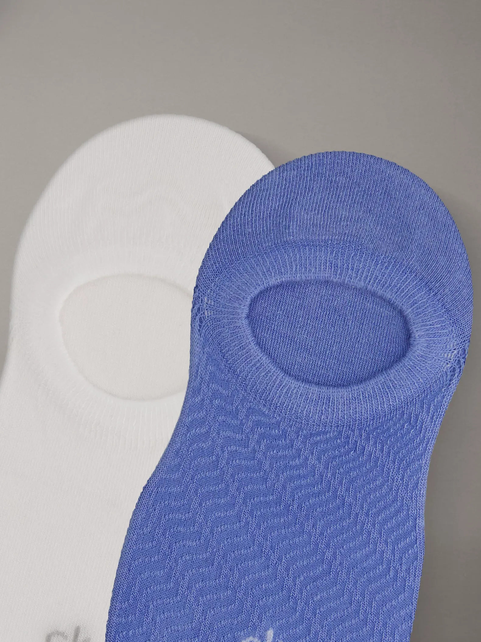 2-pack onzichtbare sokken met zachte textuur