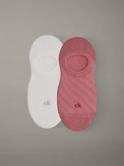 2-pack onzichtbare sokken met zachte textuur