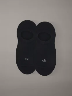 2-pack onzichtbare sokken met zachte textuur