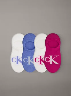 4-pack onzichtbare sokken van zacht katoen