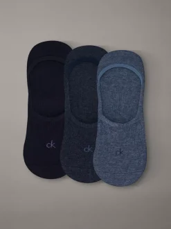 3-pack onzichtbare sokken van zacht katoen
