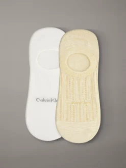 2-pack onzichtbare zachte sokken met streep