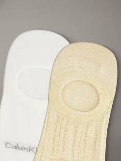 2-pack onzichtbare zachte sokken met streep