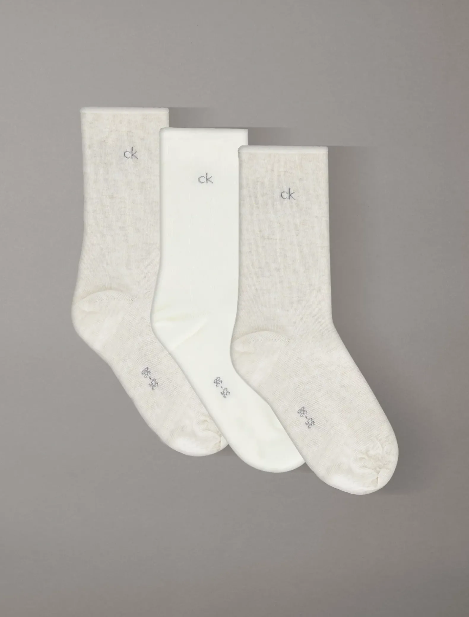 3-pack rolltop crewsokken van zacht katoen