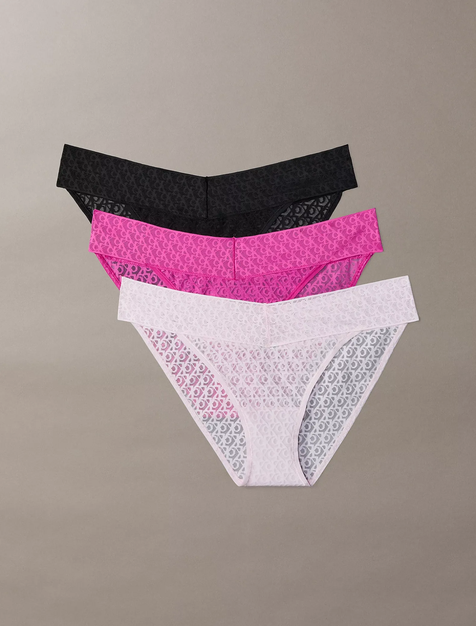 3-pack slips met lage taille - Icon Logo Lace