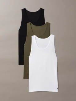 3-pack tanktops - Icon Cotton Microfibre Stretch