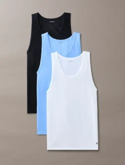 3-pack tanktops - Icon Cotton Microfibre Stretch