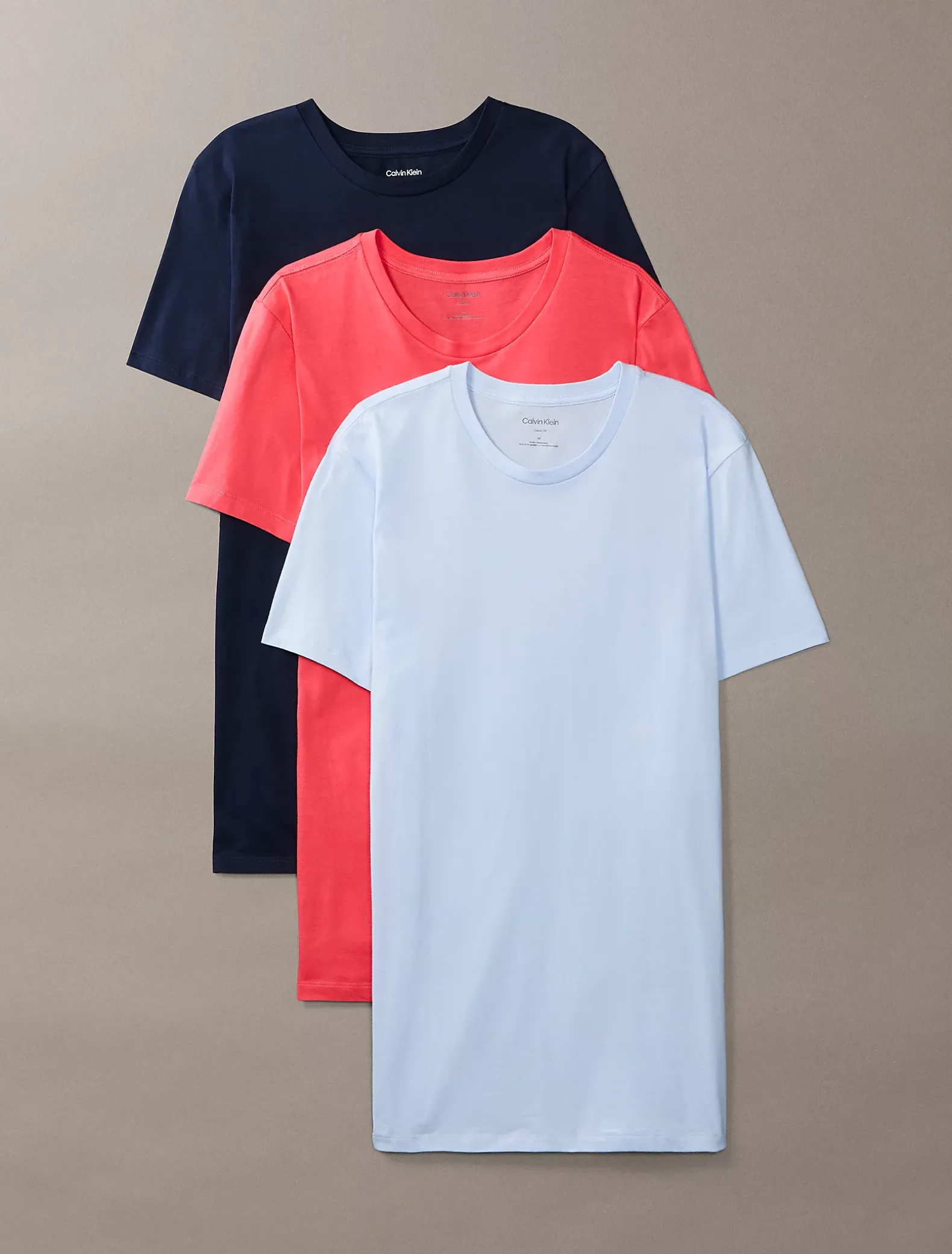 3-pack T-shirts met ronde hals - 100% Cotton