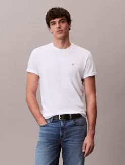 2-pack T-shirt van katoen met embleem