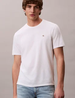 2-pack T-shirt van katoen met embleem