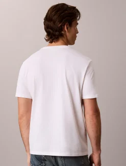 2-pack T-shirt van katoen met embleem