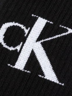 4-pack zachte crewsokken met logo van gekamd katoen