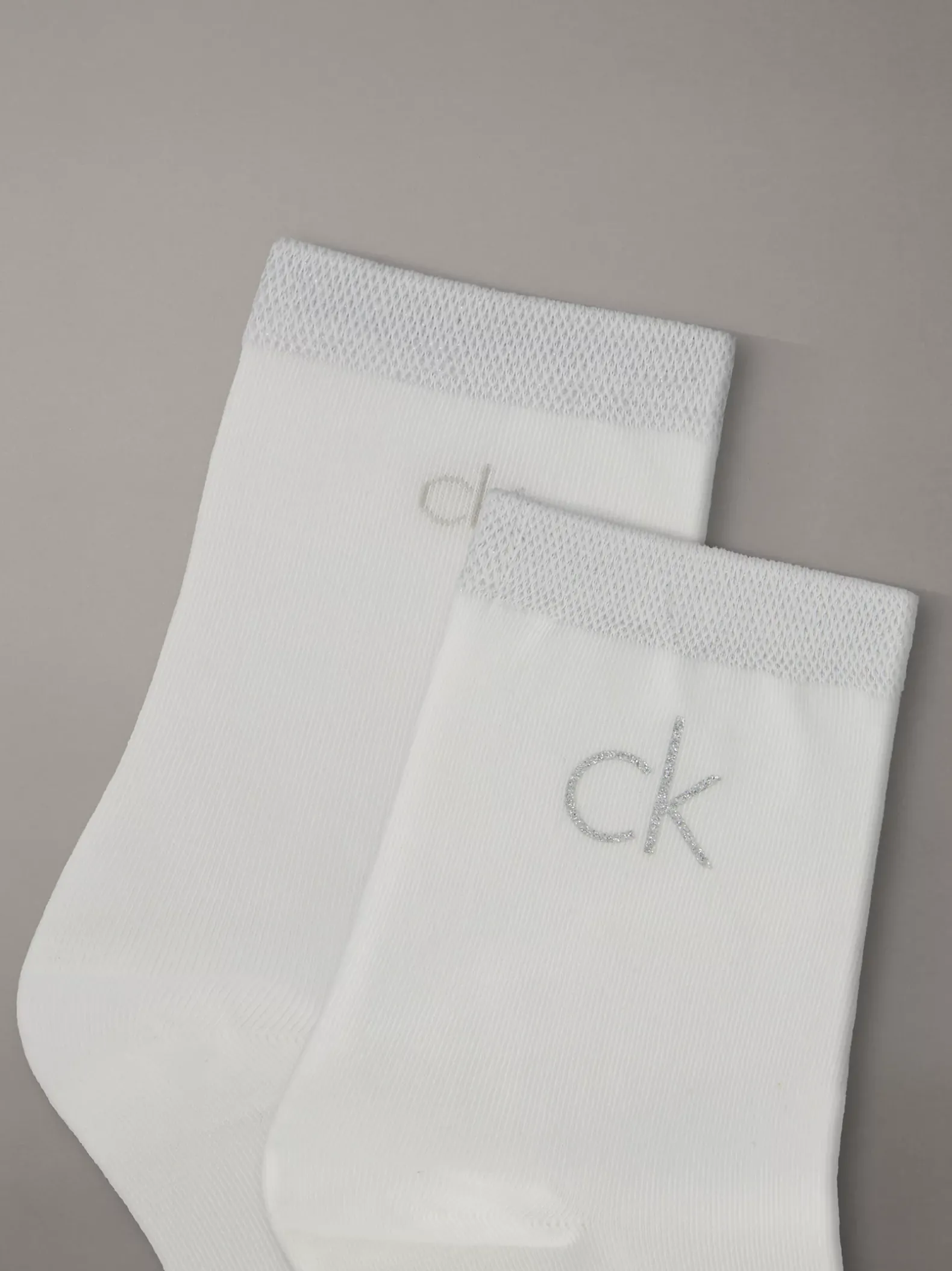 2-pack zachte katoenen metallic enkelsokken