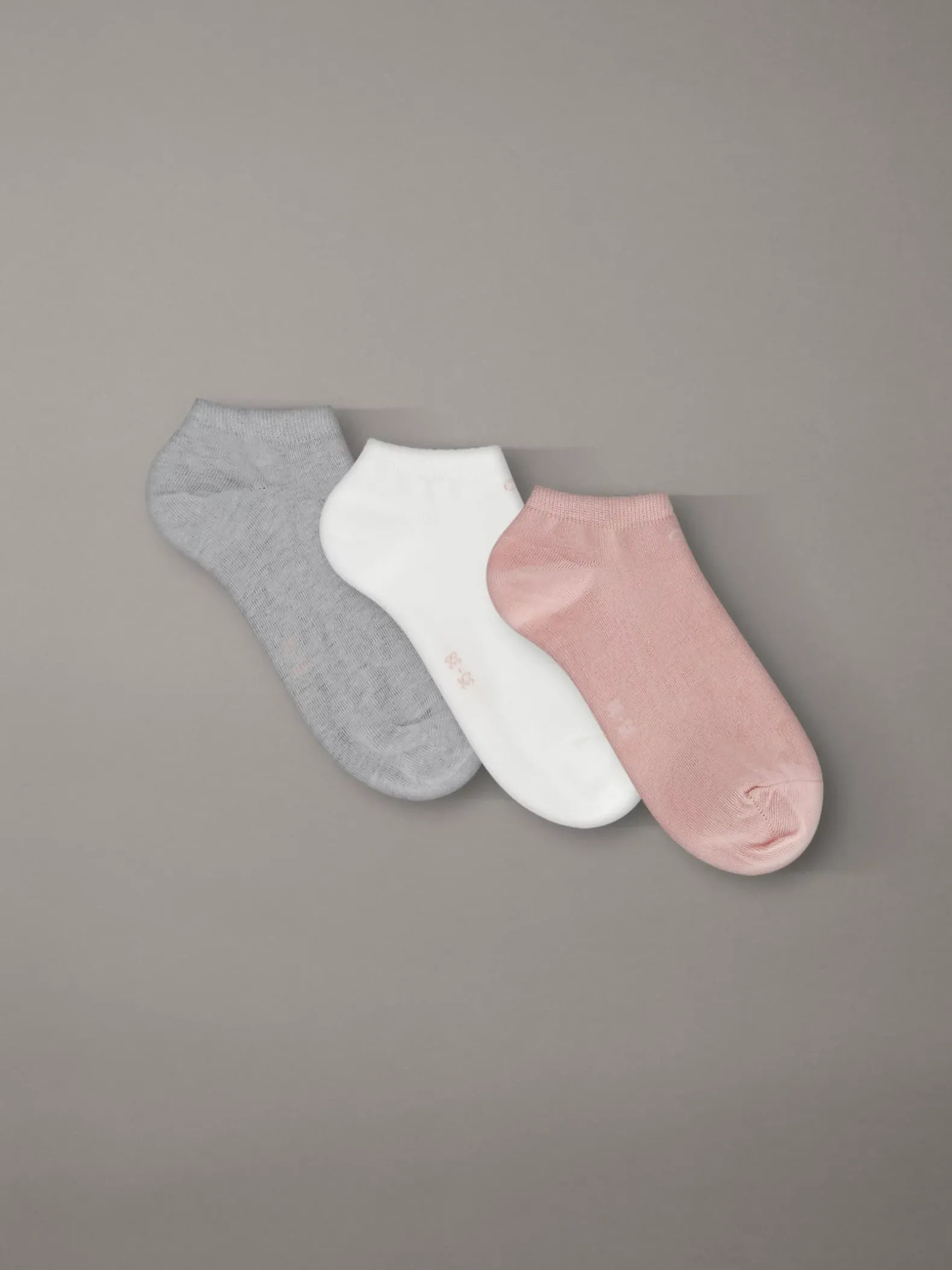 3-pack zachte katoenstretch enkelsokken