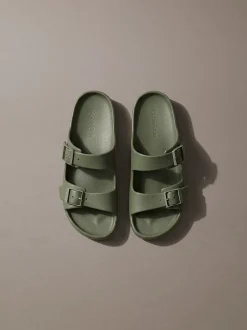 Paco - Gecontourde gesp sandalen
