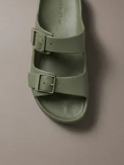 Paco - Gecontourde gesp sandalen