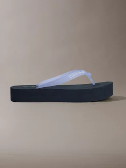 Parelmoeren plateauslippers