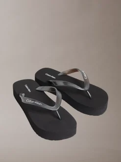 Parelmoeren plateauslippers