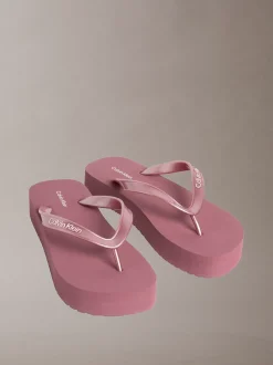 Parelmoeren plateauslippers