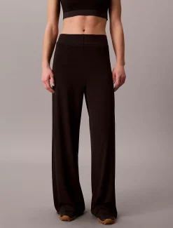 Performance broek met wijde pijpen