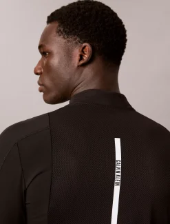 Performance T-shirt met lange mouwen en 1/4 rits