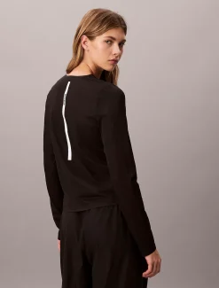 Performance T-shirt van mesh met lange mouwen
