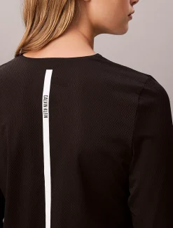 Performance T-shirt van mesh met lange mouwen