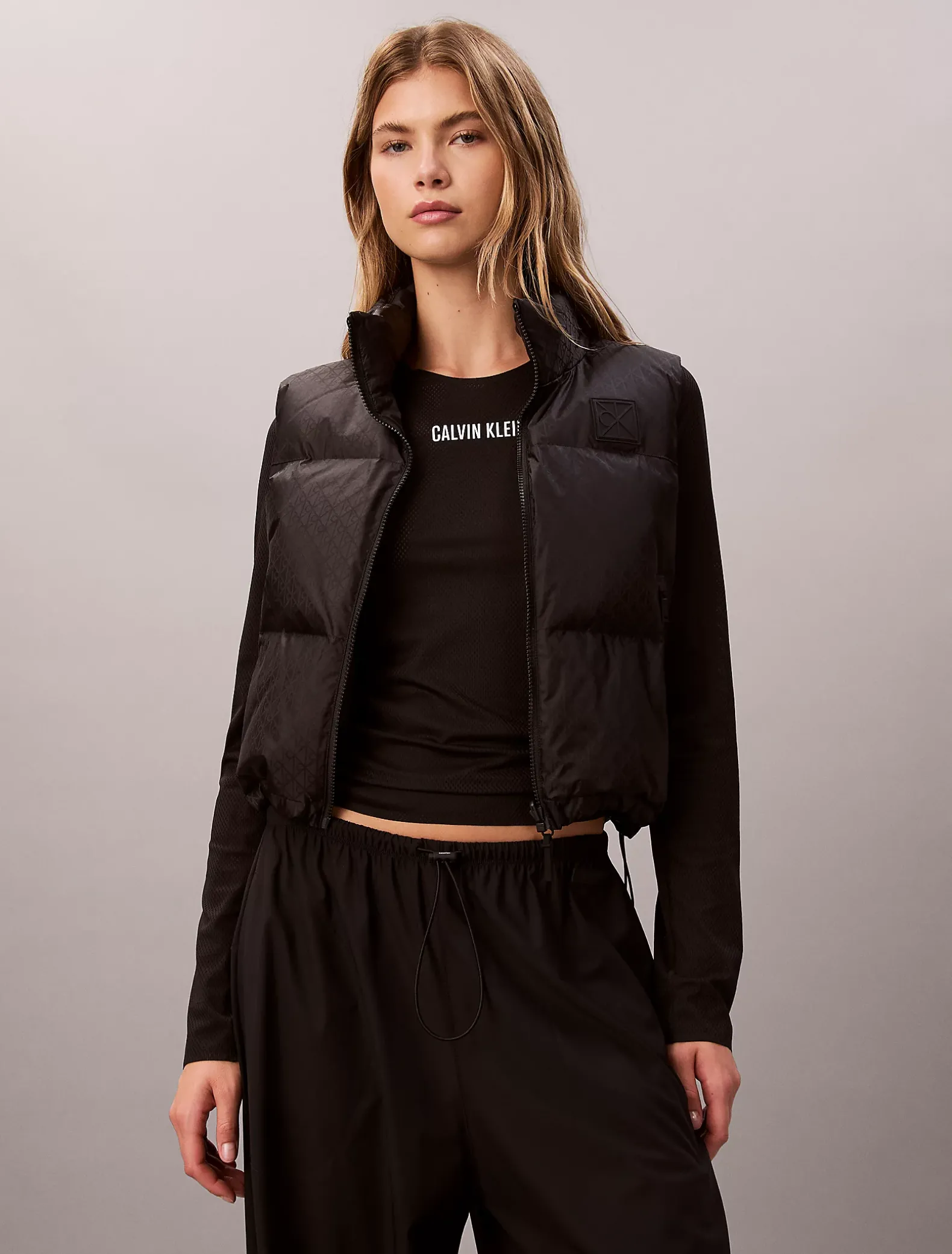 Performance T-shirt van mesh met lange mouwen