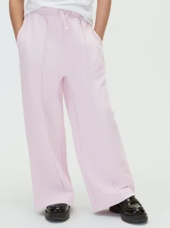 Pintuck joggingbroek met wijde pijp voor kinderen
