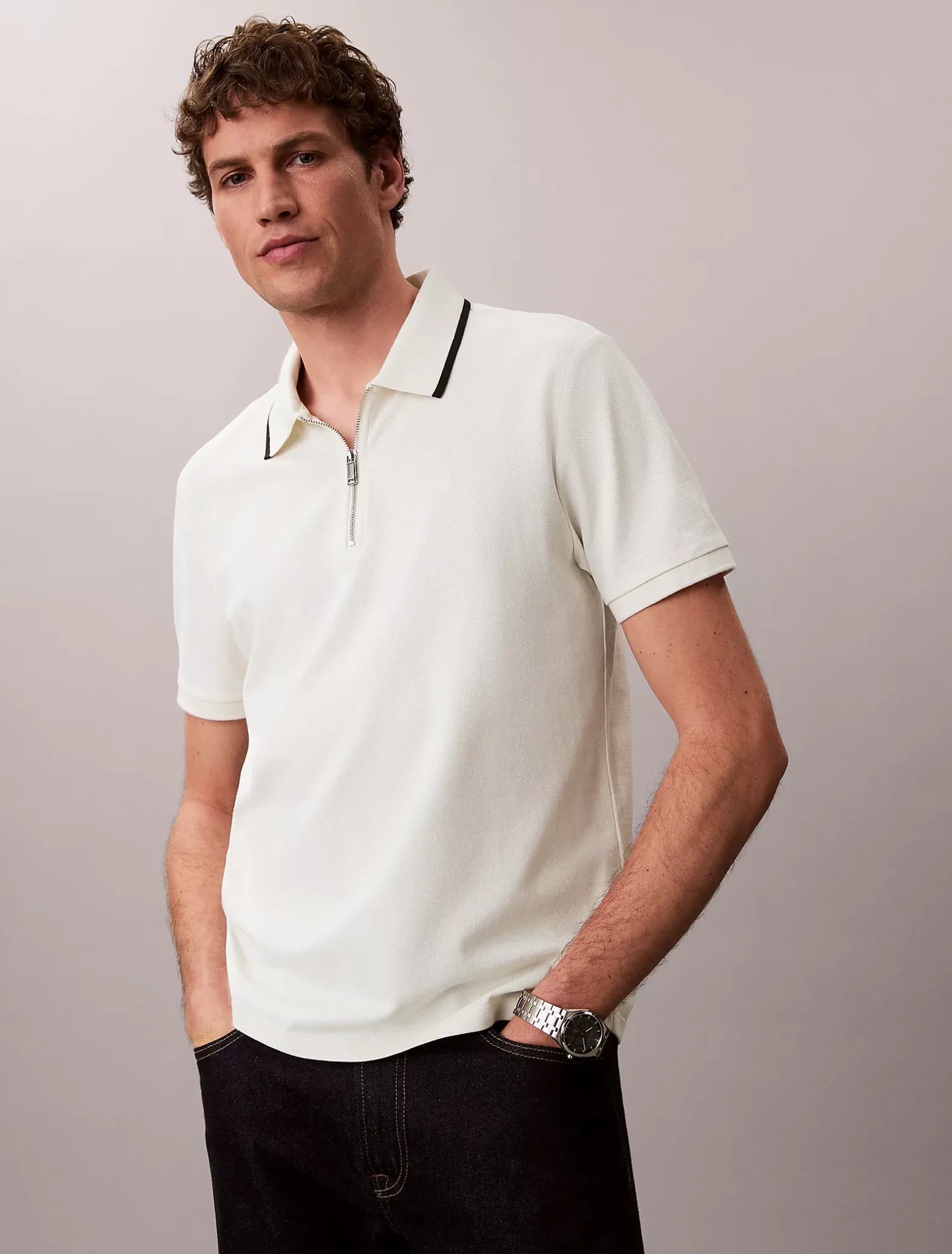 Piquékatoenen poloshirt
