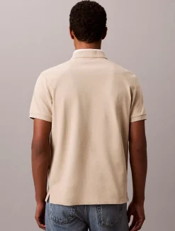 Piqué poloshirt met contrasterende kraag