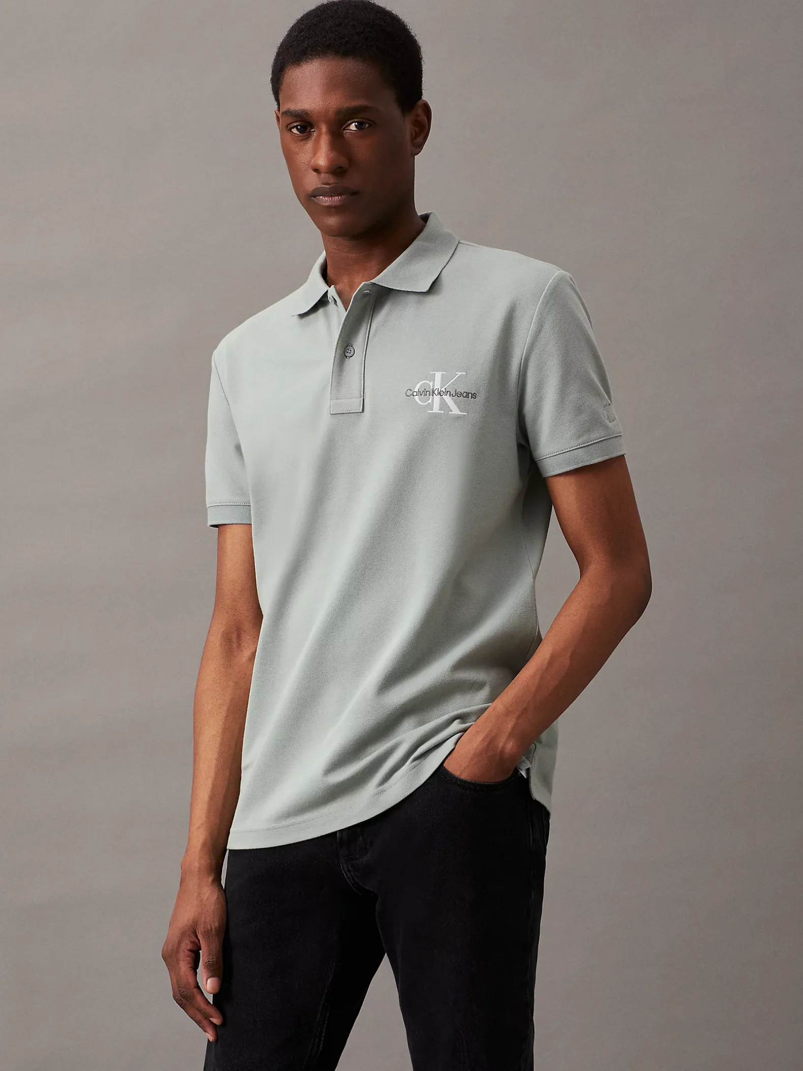 Polo met monogram