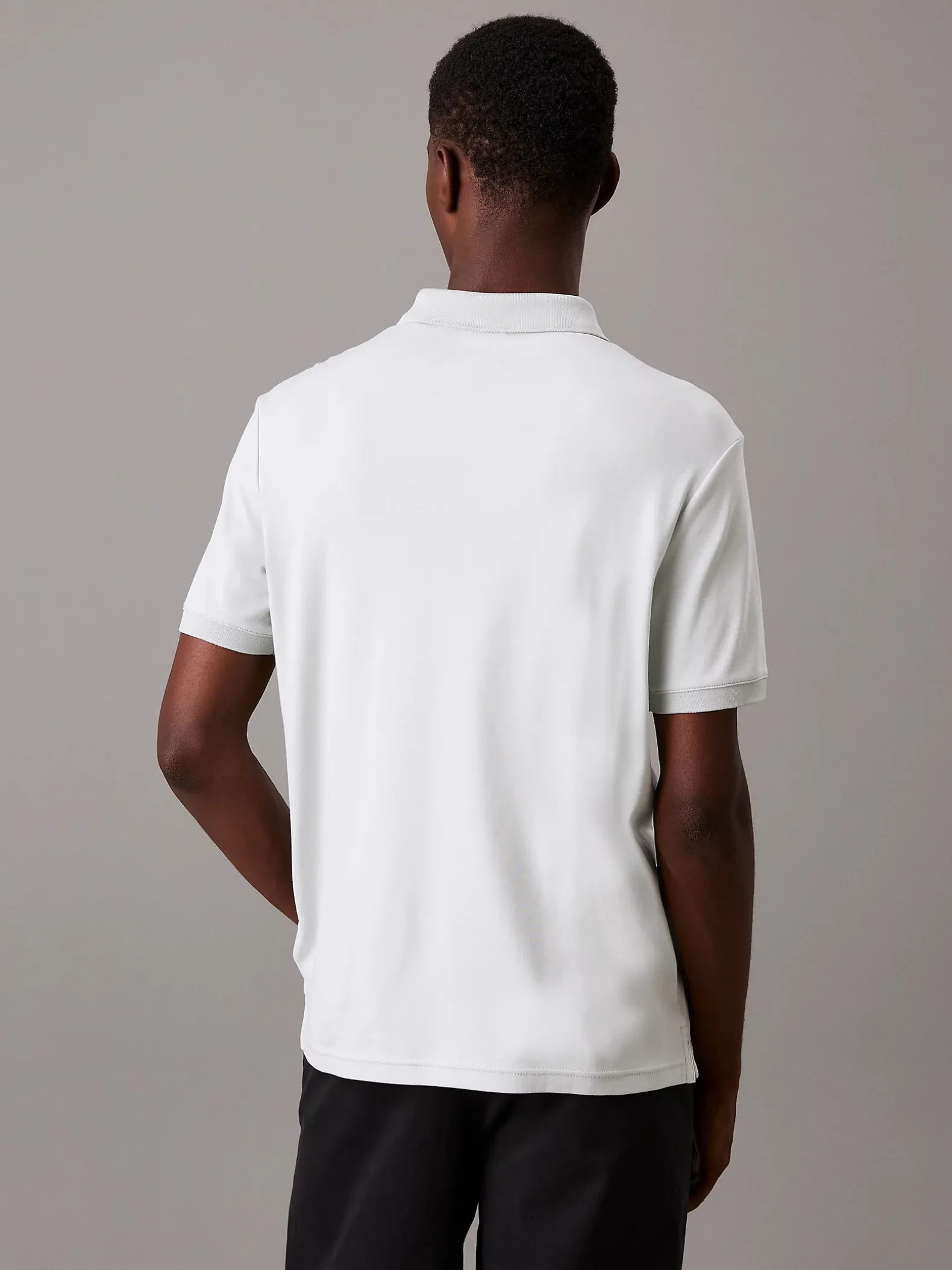 Polo met paspelrits