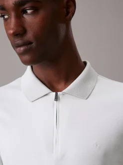 Polo met paspelrits