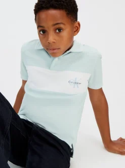 Poloshirt met colourblock