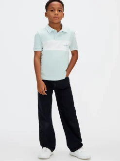 Poloshirt met colourblock