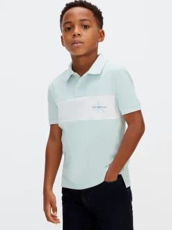 Poloshirt met colourblock