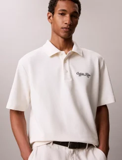 Poloshirt met geborduurd logo