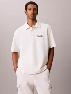 Poloshirt met geborduurd logo